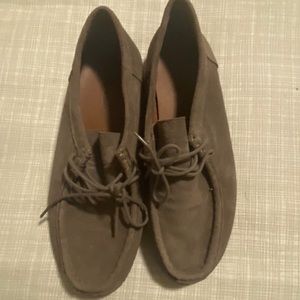 Lucky brand suede loafers. Never worn.